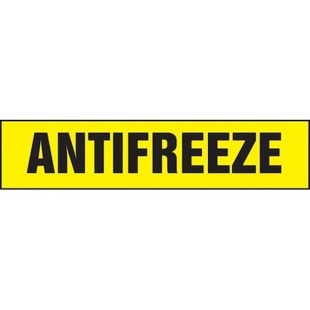 SAFETY LABEL ANTIFREEZE 2 X 9 LCHL579